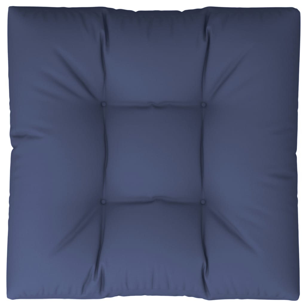 vidaXL Pallet Cushion Navy Blue 31.5"x31.5"x4.7" Fabric