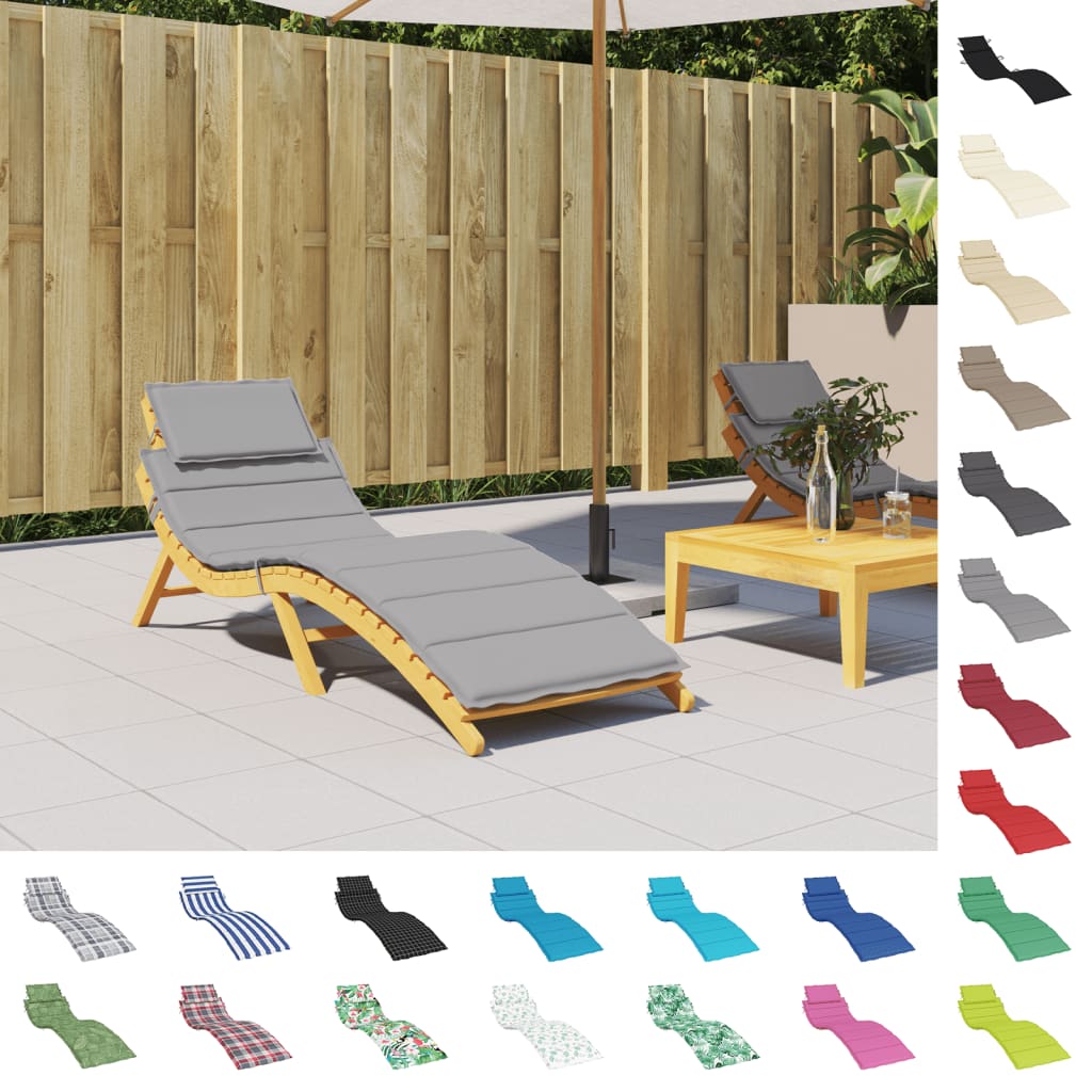 vidaXL Patio Cushion Outdoor Garden Sun Lounger Chair Cushion Oxford Fabric
