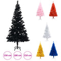 vidaXL Christmas Tree Holiday Decoration Artificial Xmas Tree with Stand PVC